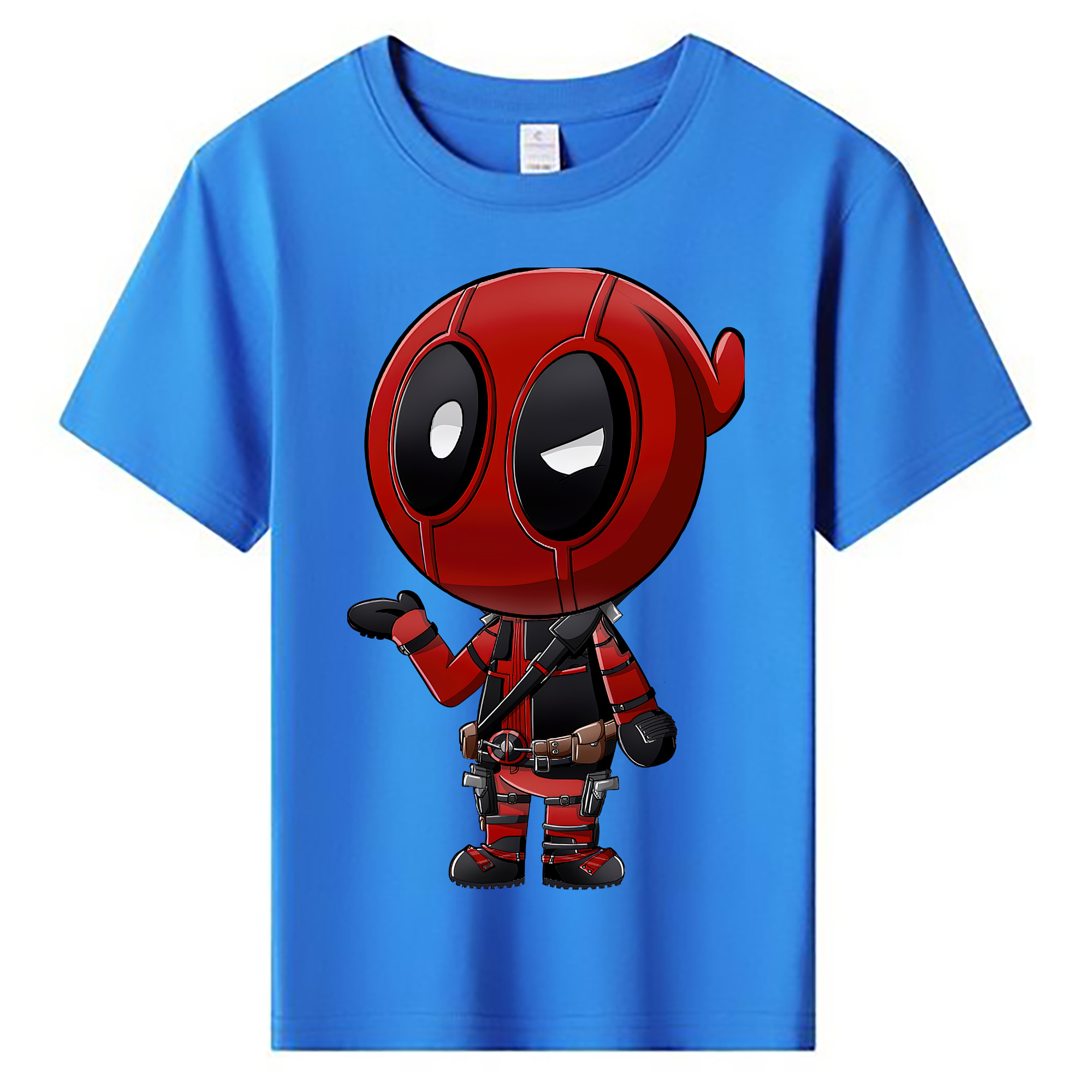 （画像用） Deadpool デッドプール 綿100％キッズTシャツ（フロントプリント）